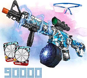 CaissaToy Caissa M416 Manual & Automatic Dual Mode Gel Ball Blaster Gun Pistol Splatter  (NEW)