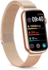 FITVII Nexa Fitness Tracker Answer/Make Calls, Smart Watch with Blood Pressure, Blood Oxygen, 24/7 Heart Rate Monitor, 120+ Sport Mode Activity Tracker with Step Counter, Sleep Tracker for Women 49.99 (NEW, OPEN BOX)