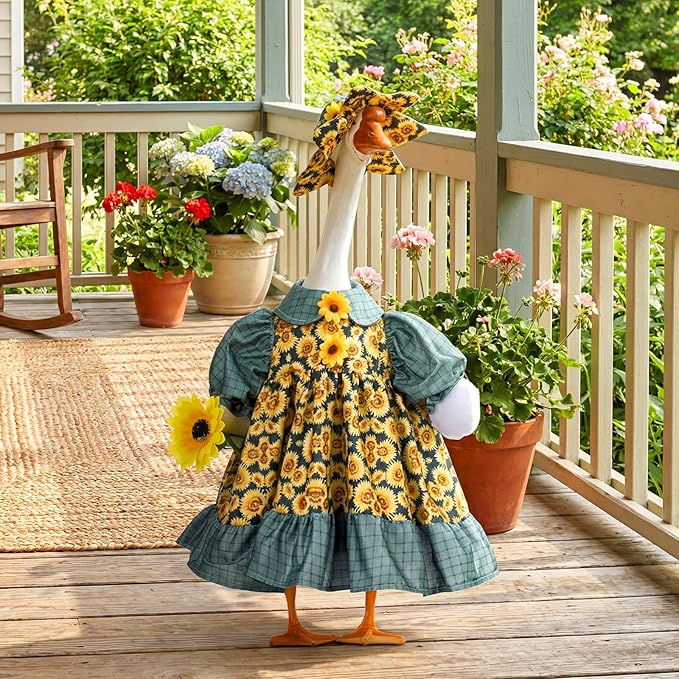Soulchen Sunflower Porch Goose Outfit