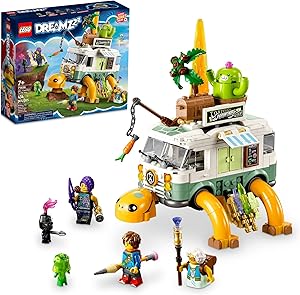 LEGO DREAMZzz Mrs. Castillo’s Turtle Van 71456, 2 in 1 Building Toy and Vehicle Playset with Party Mode or Flying Submarine Mode, Makes a Great Gift Idea for 7 Year Old Kids, Boys, and Girls(New Open Box)