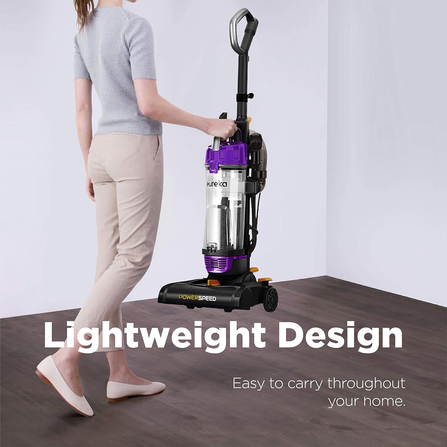 Eureka NEU182B PowerSpeed Bagless Upright Vacuum Cleaner - Purple