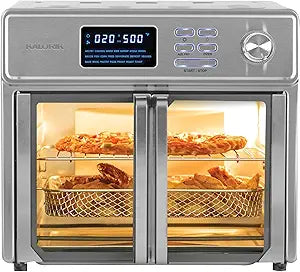 Kalorik MAXXÂ® Digital Air Fryer Oven, 26 Quart, 10-in-1 Countertop Toaster Oven & Air Fryer Combo-21 Presets up to 500 degrees, Includes 9 Accessories & Cookbook