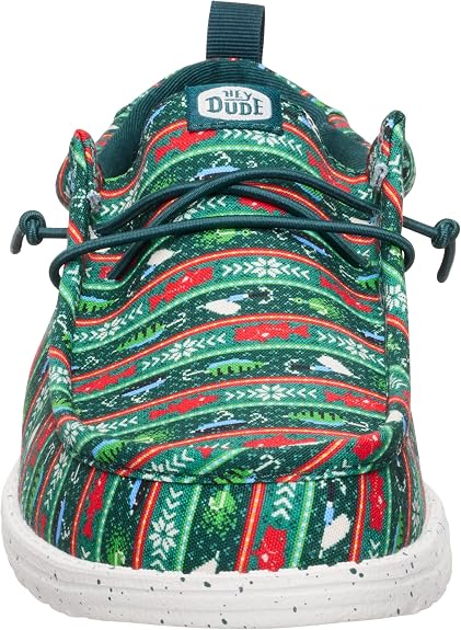 HEYDUDE Men's Wally Holiday Slip On Loafers | Lightweight Easy On Shoe (Size: 12)