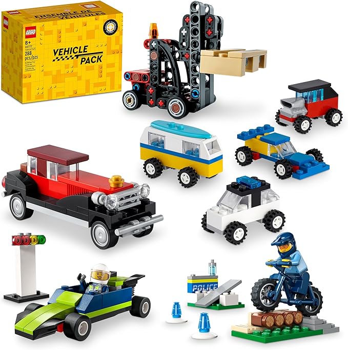 LEGO Creator Vehicle Pack 66777 Collectible Car Set with Buildable Car Toys