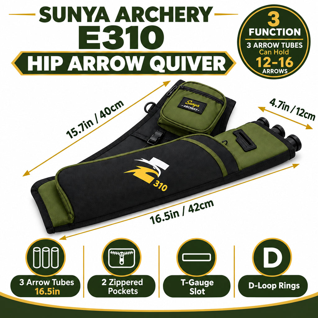 SUNYA ARCHERY Hip Quiver - Army Green
