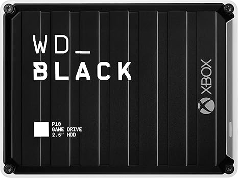 WD_BLACK 2TB P10 Game Drive for Xbox - 1-Month Xbox Game Pass, Portable External Hard Drive for On-The-Go Access To Your Xbox Game library