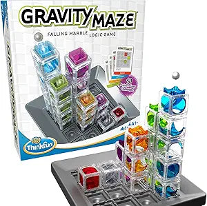 ThinkFun Gravity Maze Marble Run Brain Game and STEM Toy - Award-Winning Educational Toy for Kids 8+ | Spatial Reasoning Skill Development | Engineering and Building Game | 60 Logic Puzzles(New Open Box)