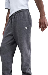Nike Men's Club Joggers - Charcoal Heather - Large