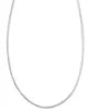 Giani Bernini Sterling Silver Necklace, 18" Square Snake Chain