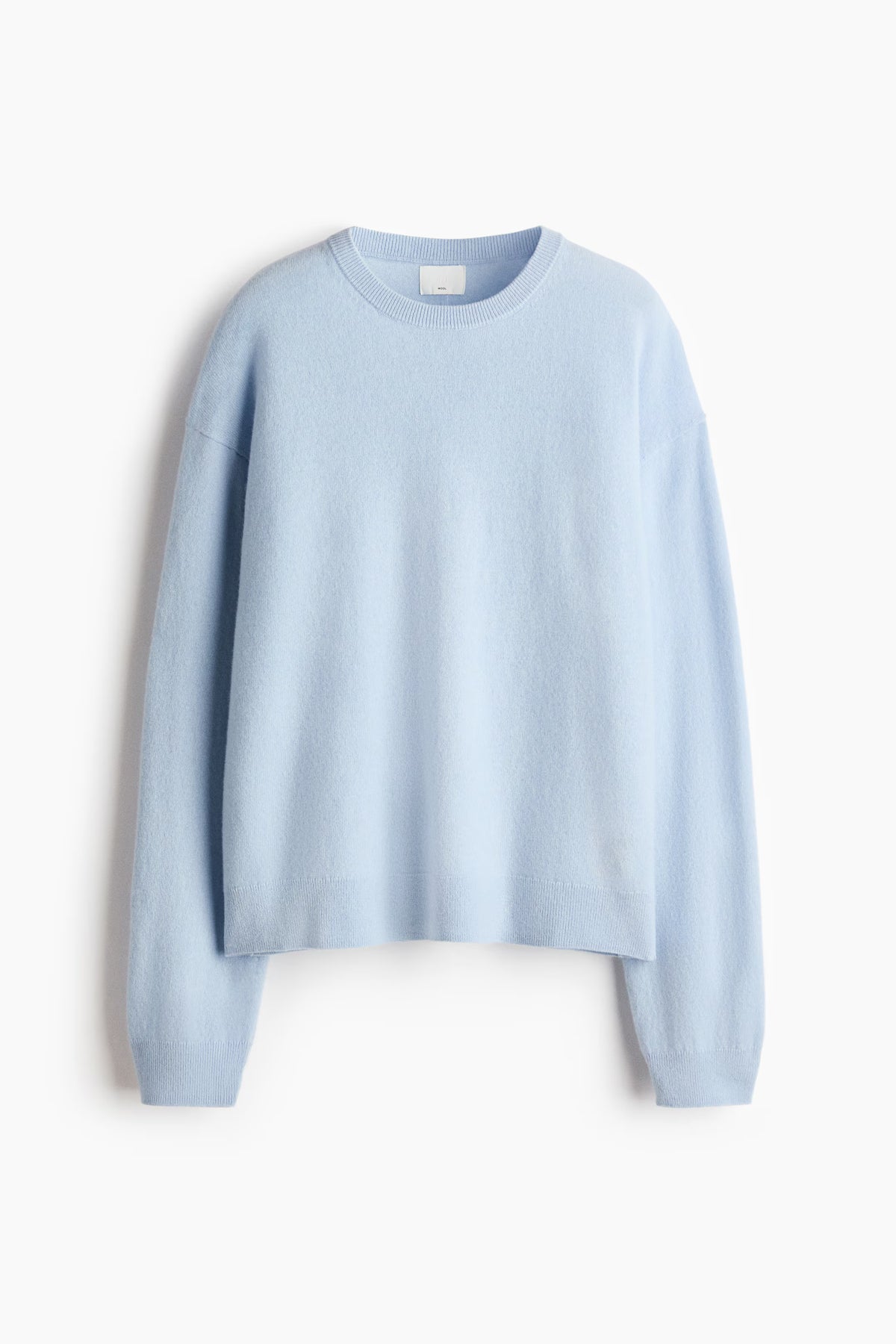 H&M - Women's Oversized Wool Sweater - Light Blue - US Small