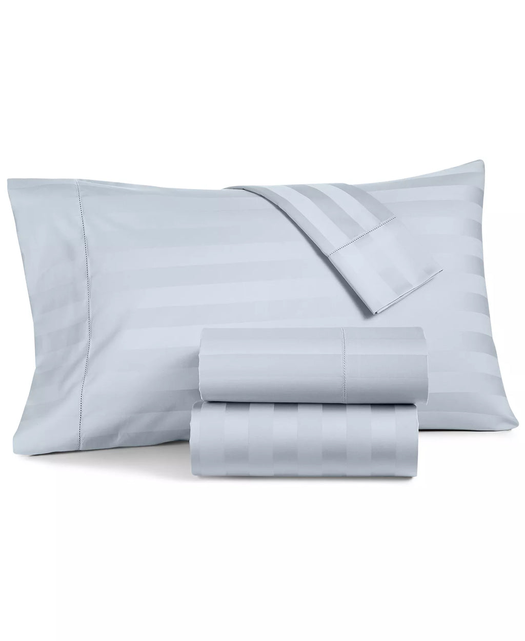 Charter Club - Stripe 550 Thread Count 100% Cotton 3-Pc. Sheet Set, California King