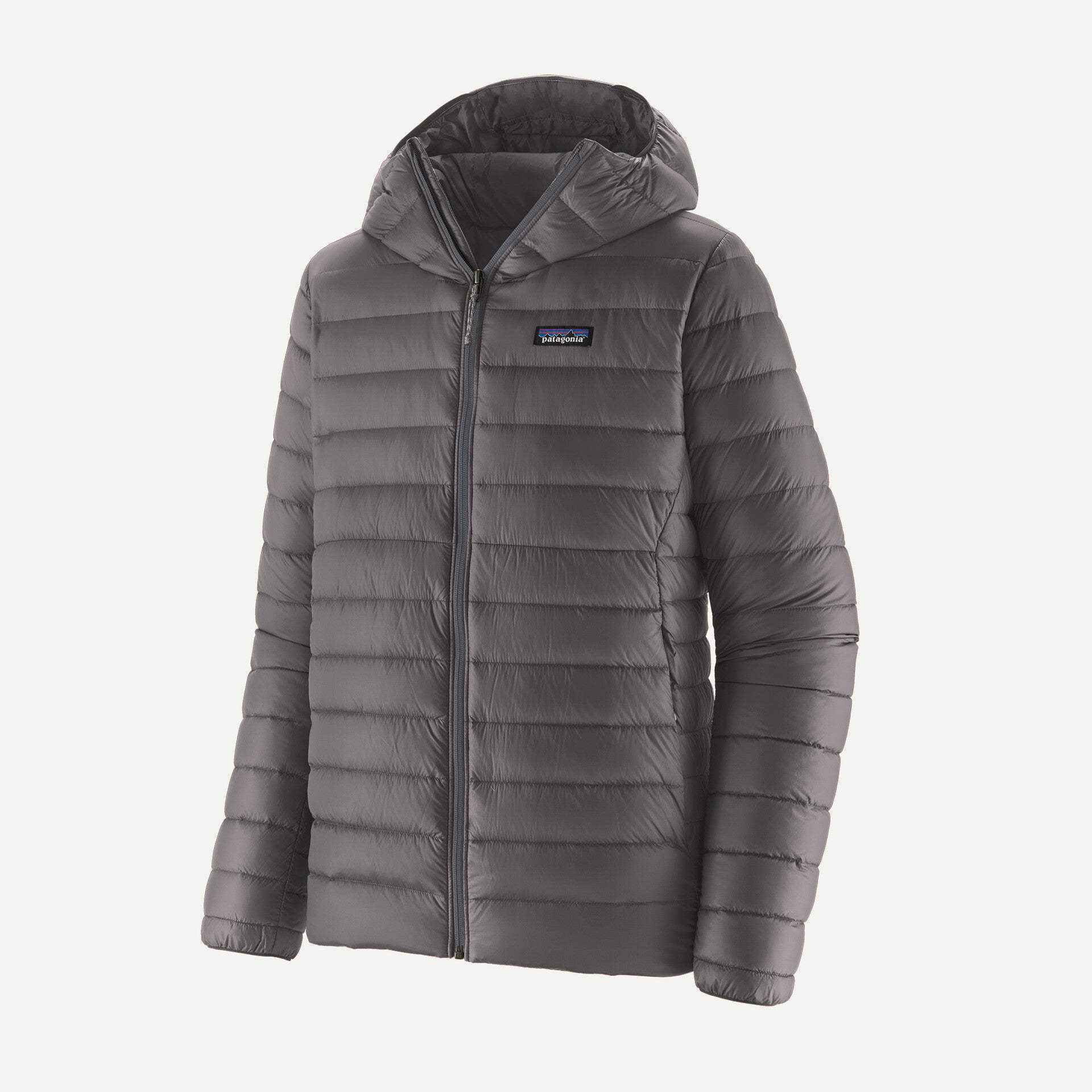(L) PATAGONIA M'S Down Sweater Hoody  Forge Grey w/Forge Grey