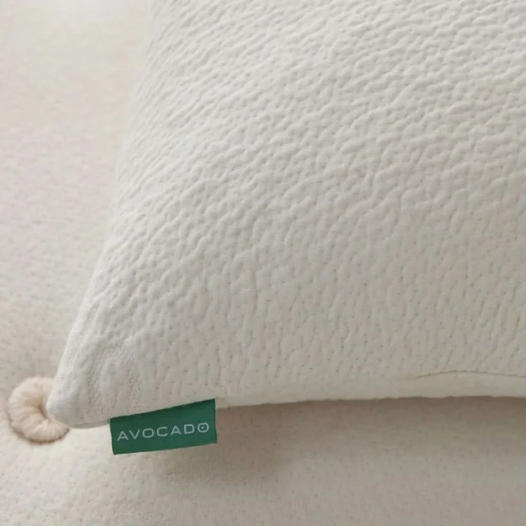 Avocado Organic Pillow with Natural Latex and Kapok Fill (Queen)