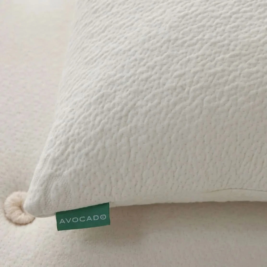 Avocado Organic Pillow with Natural Latex and Kapok Fill (Queen)