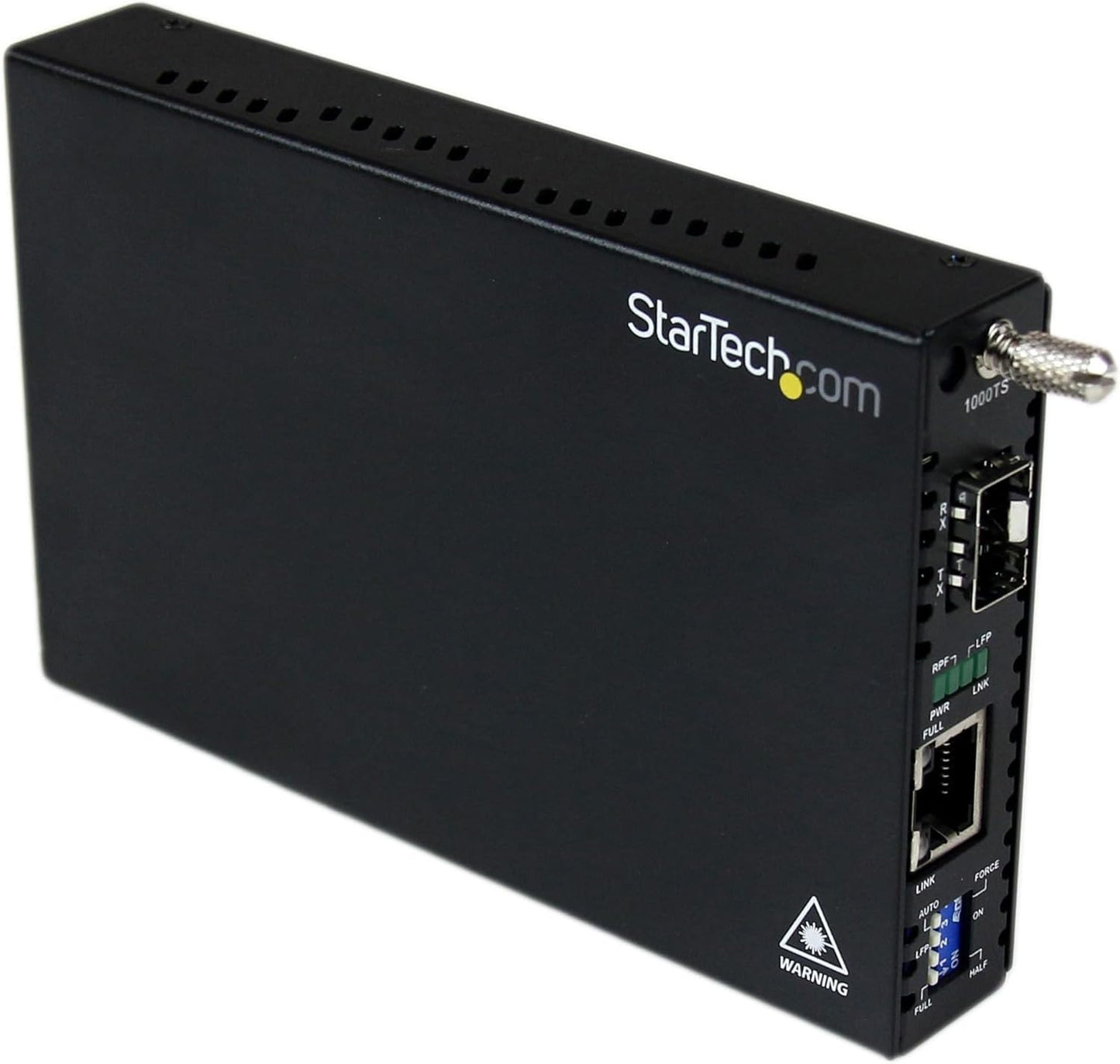 StarTech.com Gigabit Ethernet Fiber Media Converter with Open SFP Slot - Fiber to Ethernet Converter - Gigabit Ethernet Media Converter (ET91000SFP2)