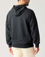 Flint and Tinder Midweight Terry Pullover Hoodie -Washed Black - Size XL