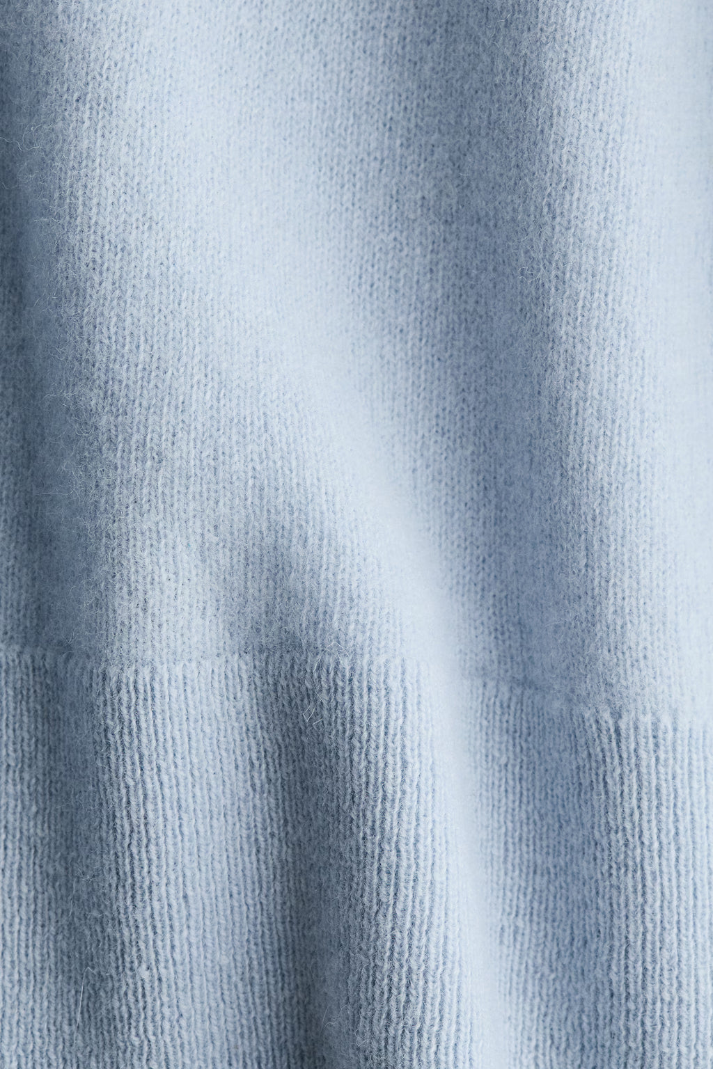H&M - Women's Oversized Wool Sweater - Light Blue - US Small