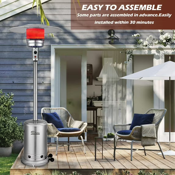 Vivicreate 48,000 BTU Propane Patio Heater for Outdoor Use