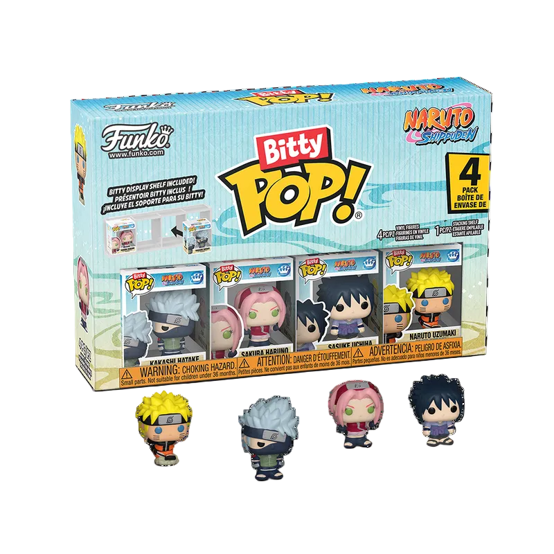 FUNKO | Bitty Pop! | Naruto Shippuden 4 Pack