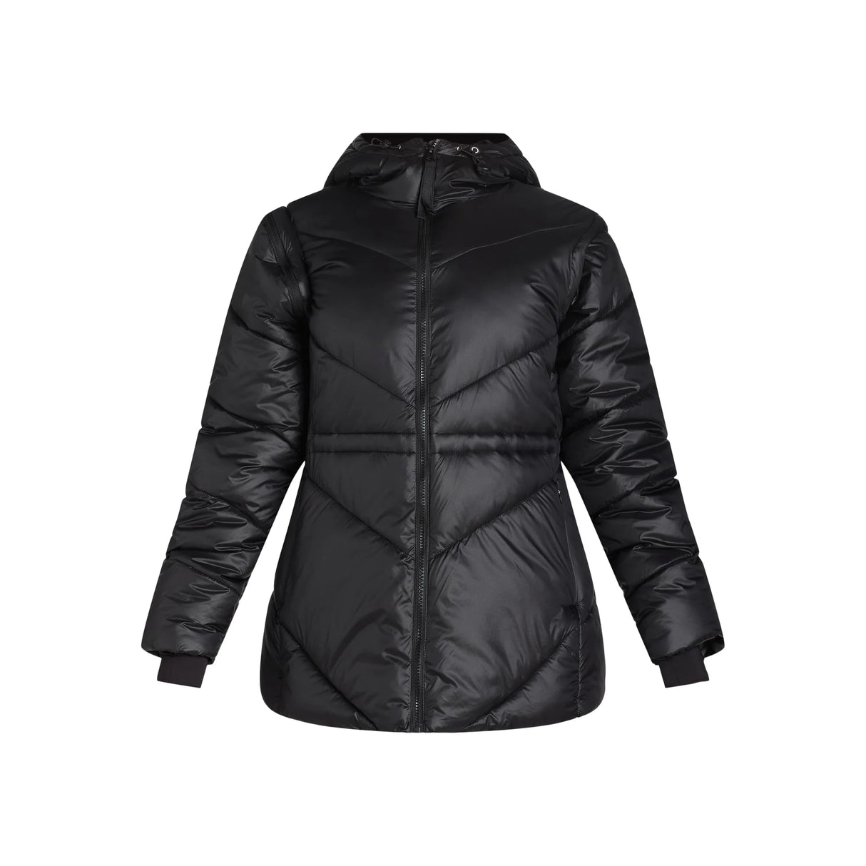 Ozark Trail Women’s and Women’s Plus Convertible Puffer Jacket Size: Small ( 4-6 )