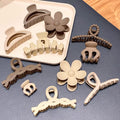 2024 11pcs Hair Claw Clips Set For Women Strong Grip Anti-Slip Assorted Vintage & Elegant Style For Various Hairstyles, Daily Use