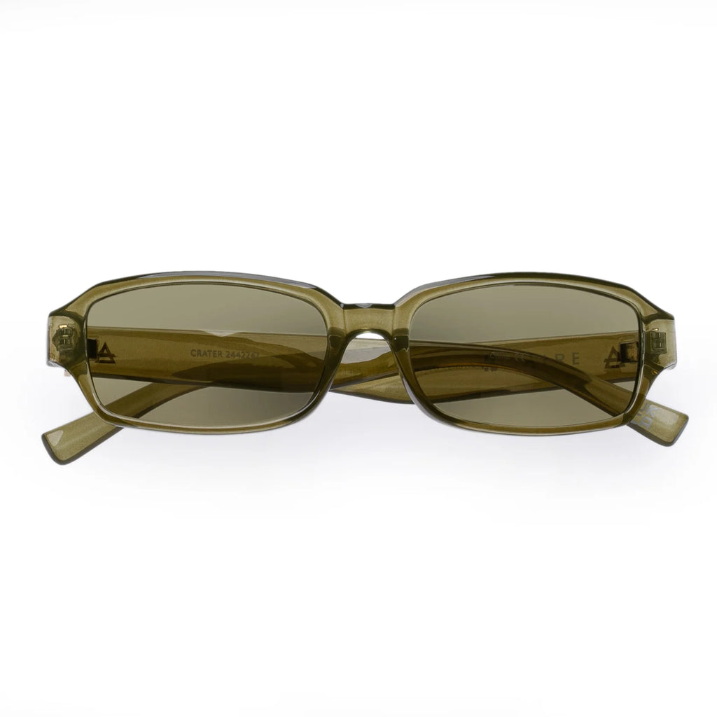 Aire Crater - Khaki Gold Sunglasses