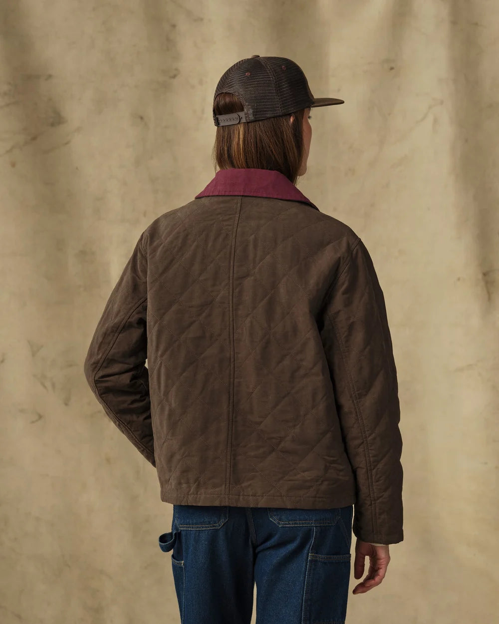 Filson Women's Quilted Outfitter Jacket - Dark Brown - Size Small