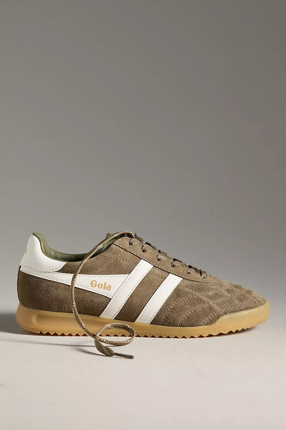 Gola x Anthropologie Stadium Sneakers Khaki/Off White Size: 5