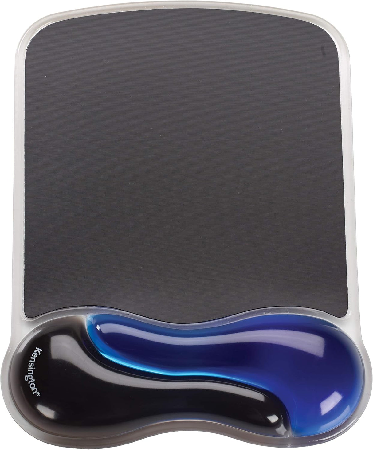 Kensington 62401 Duo Gel Wave Mouse Pad Wrist Rest, Blue