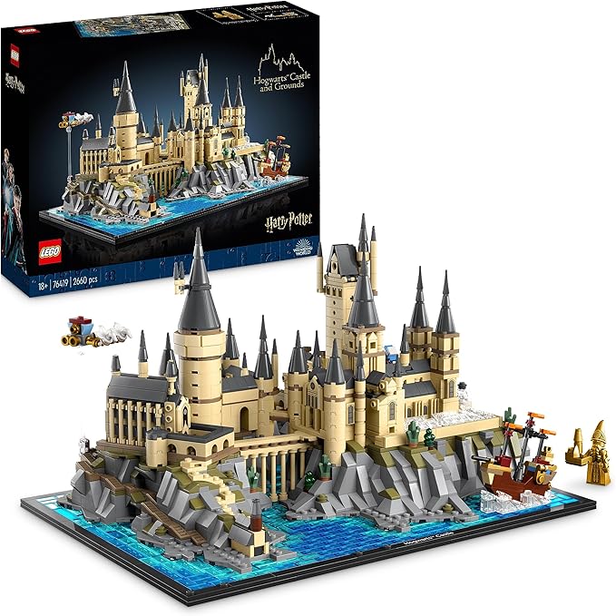 LEGO® Harry Potter™ Hogwarts™ Castle and Grounds 76419 Building Set; for Adult Fans; Detailed Buildable Display Model; Recreate an Iconic Location in The Wizarding World (2,660 Pieces)