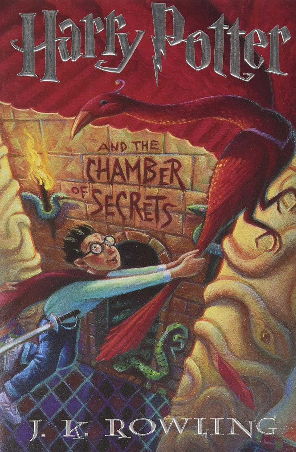 HARRY POTTER AND THE CHAMBER OF SECRETS Hardcover by J.K. ROWLING