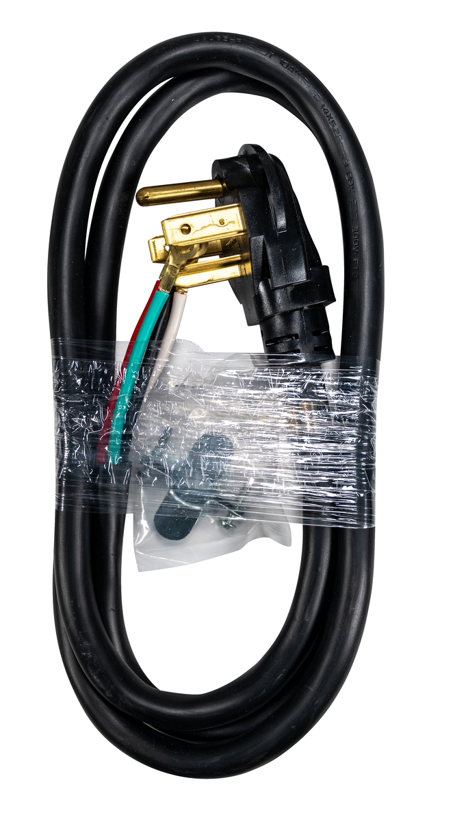 SOUTHWIRE - 10/4 SRDT Round 6' - 30 Amp NEMA 14-30 NEMA Plug Dryer Cord Replacement - Black
