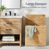 Best Choice Products Large Double Laundry Hamper with Lid