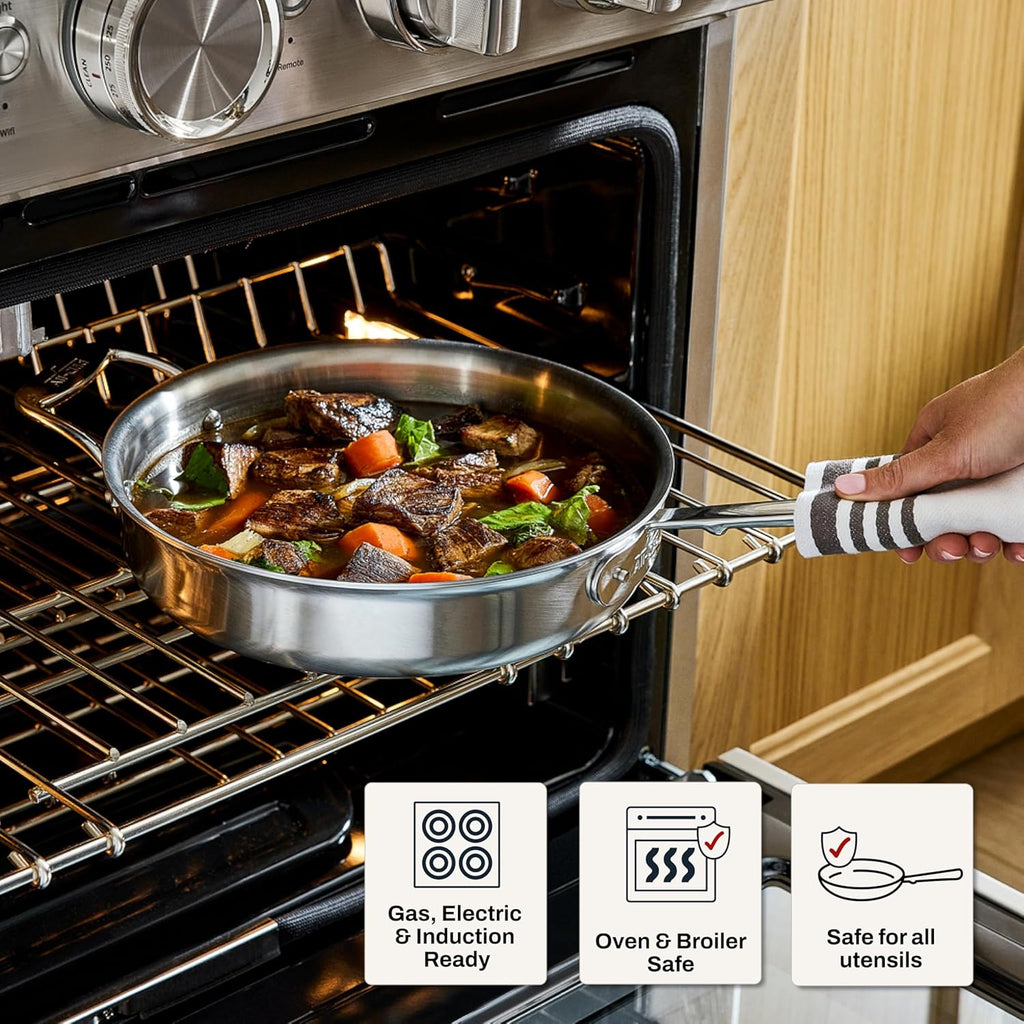 ALL-CLAD Brushed D5® Stainless 10pc Set