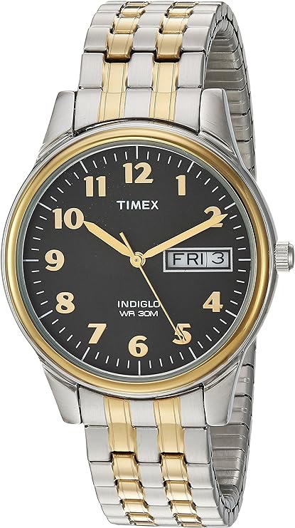 Timex Men's T26481 Elevated Classics Stainless Steel Expansion Band Watch (USED, OPEN BOX)