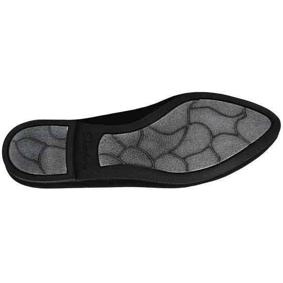 Skechers Women's Cleo Sherlock Engineered Knit Loafers - Black - Size 7.5