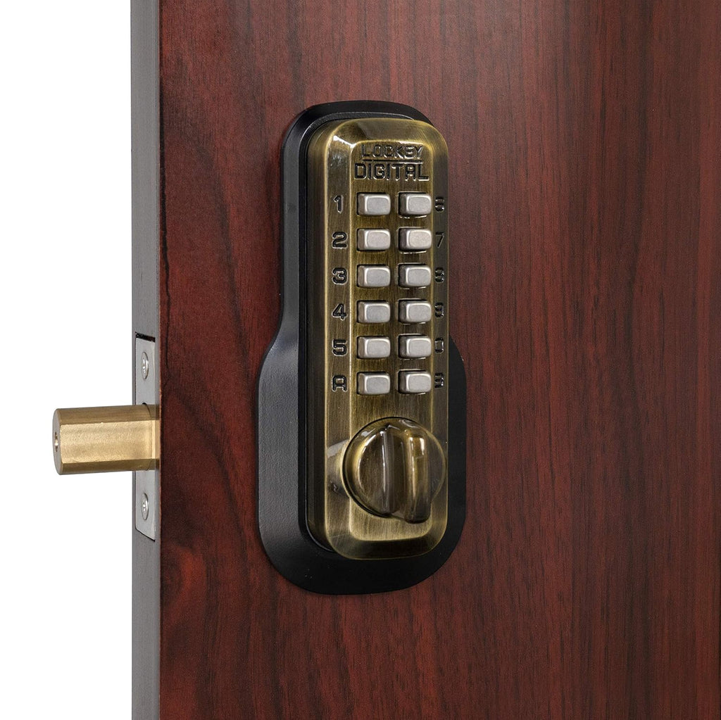 Lockey USA M210AB Mechanical, Keyless Deadbolt