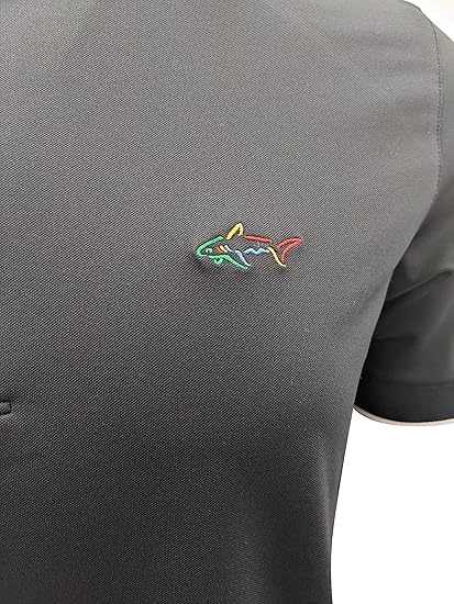Greg Norman Casual Henley Style Short Sleeve Shirts (G7XLK385)