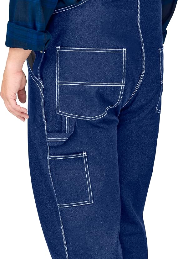 Liberty Big Smith Men's Rigid Denim Bib Overall - Denim - Size 52x32