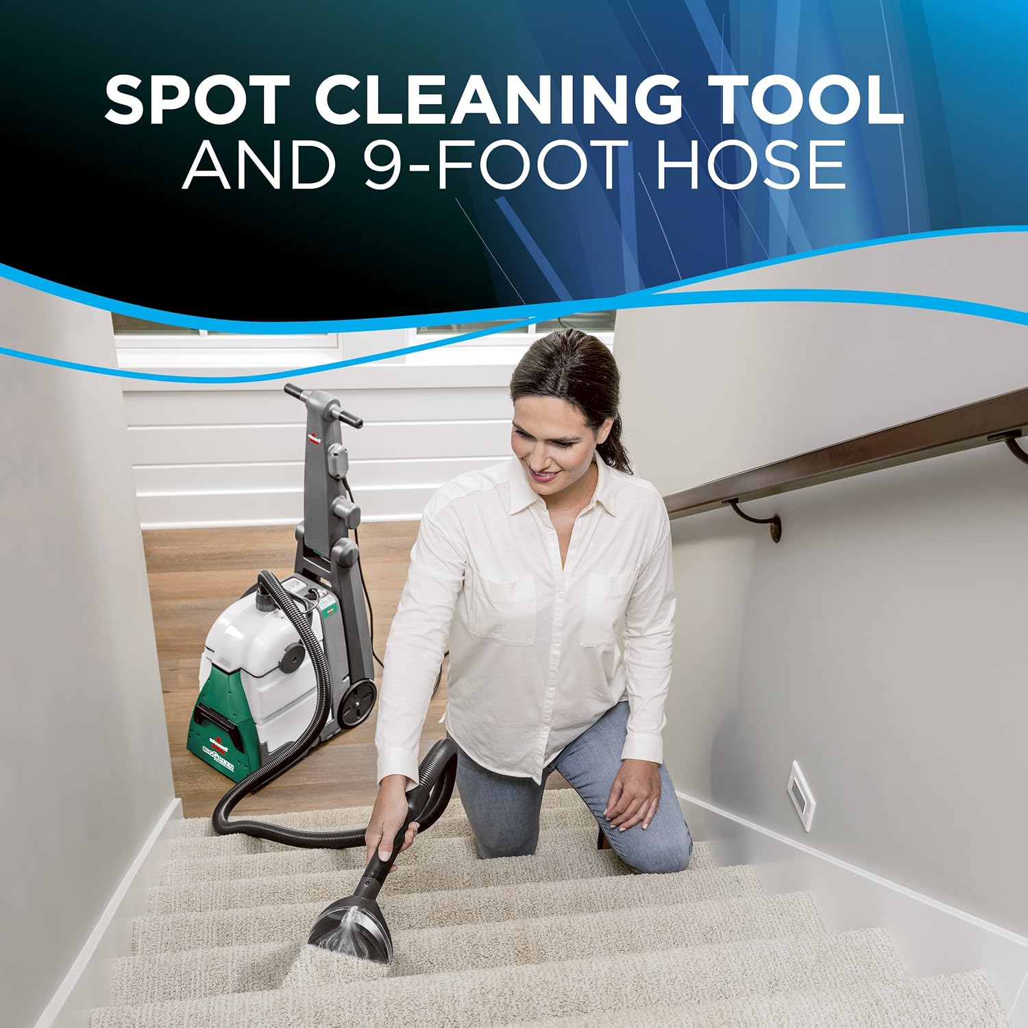 BISSELL Big Green Professional Carpet Cleaner, XL DirtLifter PowerBrush