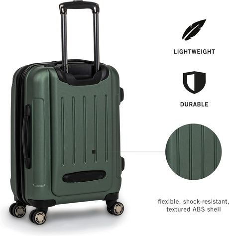 Kenneth Cole Reaction Renegade ABS Expandable 8-Wheel Upright, Cilantro, 28-Inch Checked $149.99 (New Open Box)