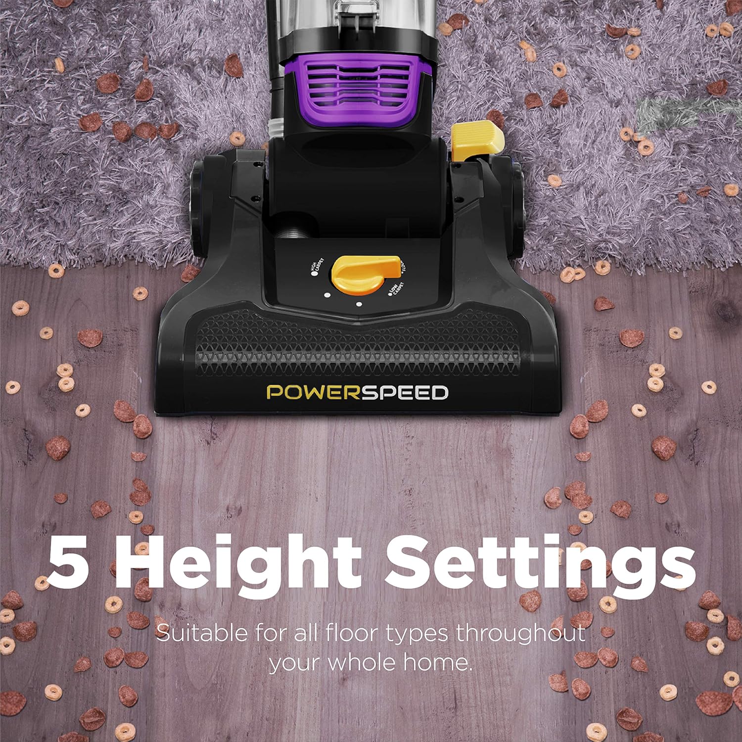 Eureka NEU182B PowerSpeed Bagless Upright Vacuum Cleaner - Purple