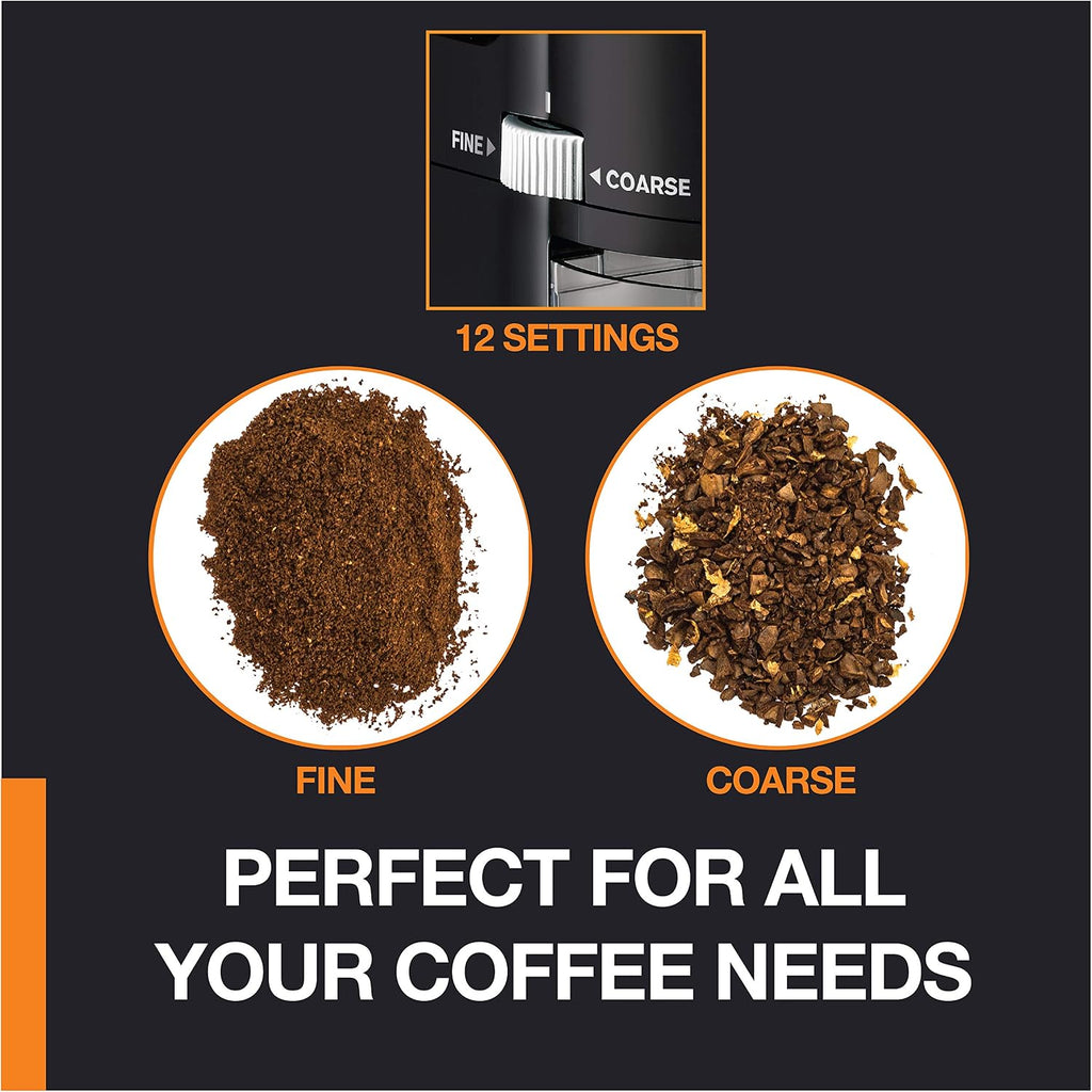 KRUPS Precision Burr Coffee Grinder: 12 Grind Settings