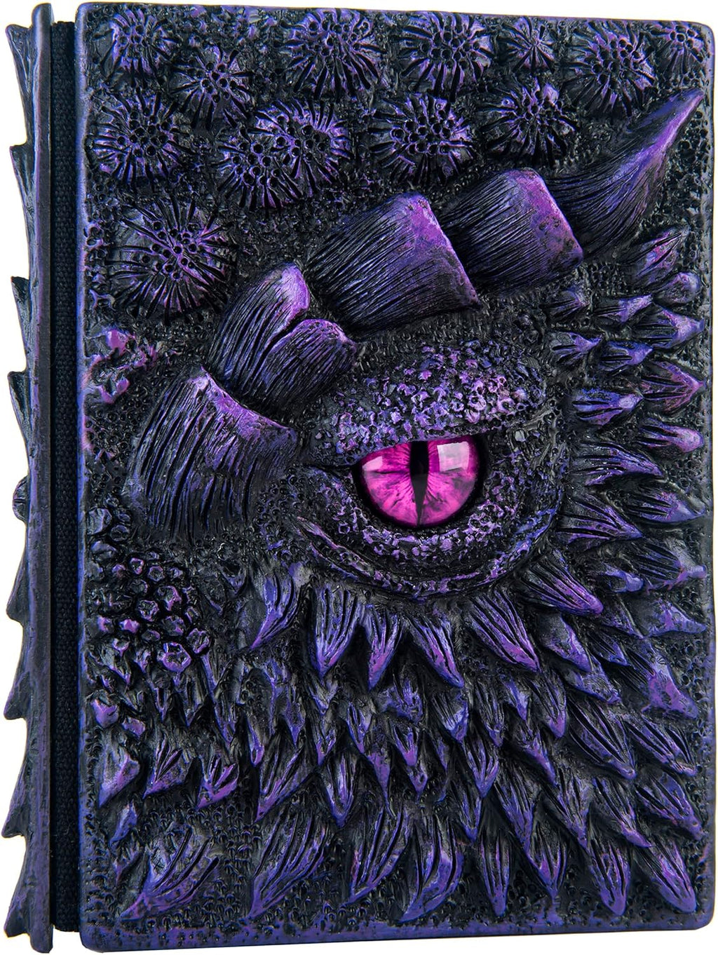 LZlightactor 3D Dragon Eye Embossed Journal A5 - Dark Purple