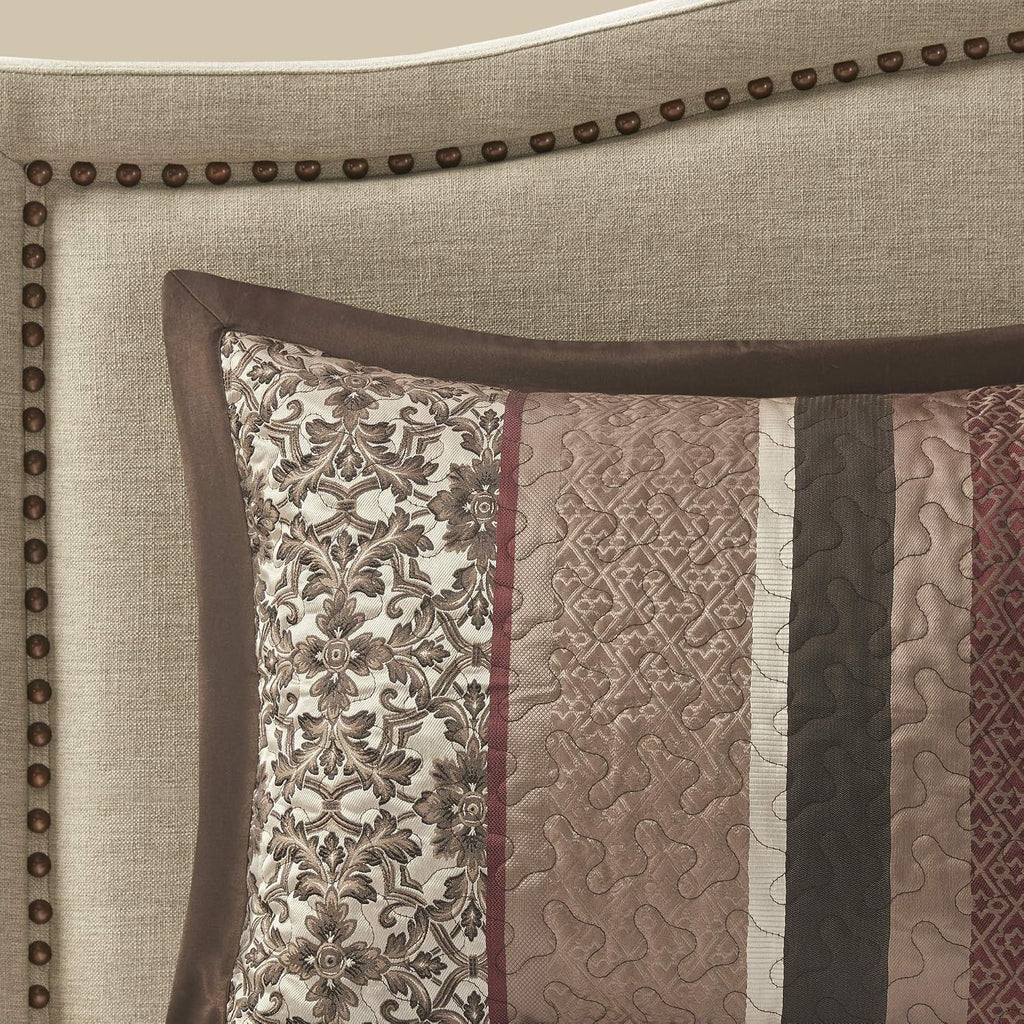 Madison Park (King Size) Quilt Bedding Set, Reversible Quilted Bedspread Set, 5PC