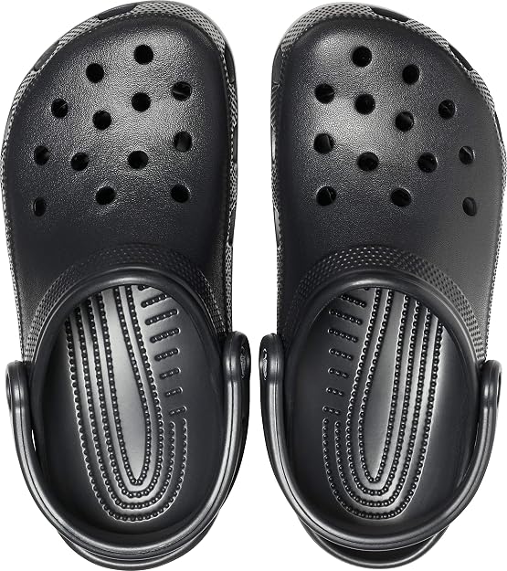 Crocs Unisex-Adult Classic Clog - Black - Size Men 10/Women 12