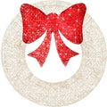Best Choice Products 36in Pre-Lit Outdoor Christmas Wreath Decoration