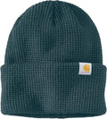 Carhartt Men's Knit Waffle Beanie (Dark Harbor Teal) - One Size
