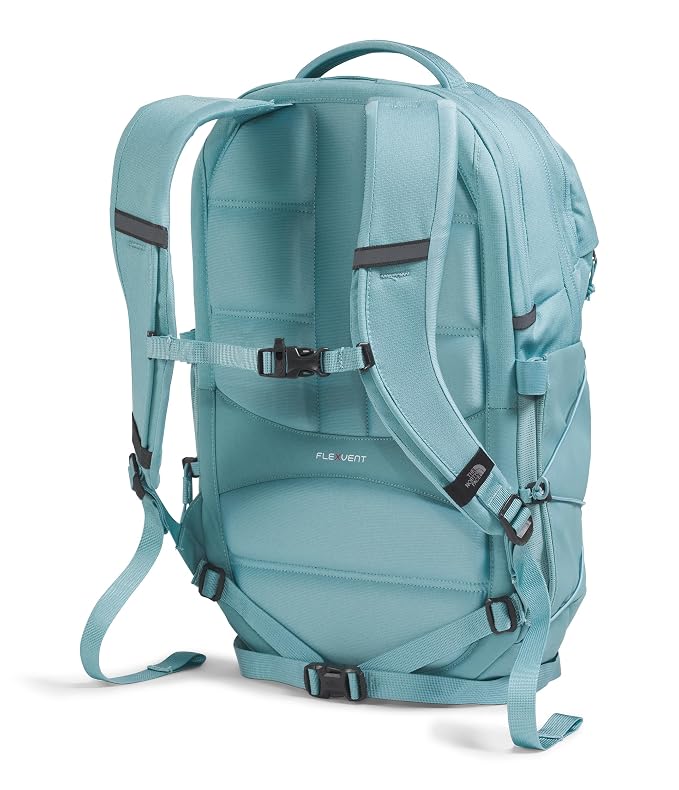 The North Face Borealis Laptop Backpack for Women | Everyday Travel Bag with 16 Inch Laptop Sleeve, Women Specific Fit, Reflective Details, Blue Eclipse Light Heather/Blue Eclipse