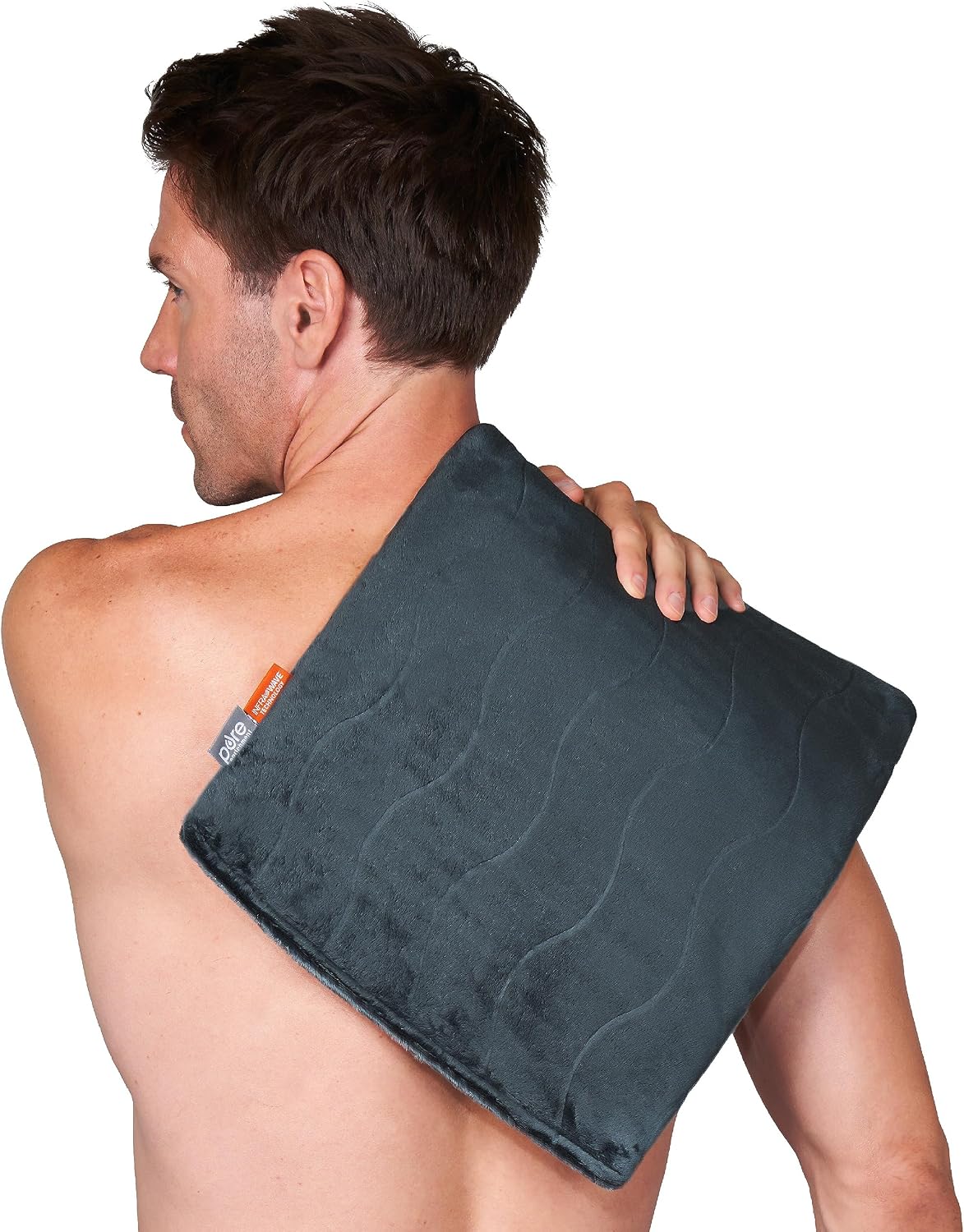 Pure Enrichment (12 x 24) Extra-Large Heating Pad with Far Infrared Technology (Steel Gray)